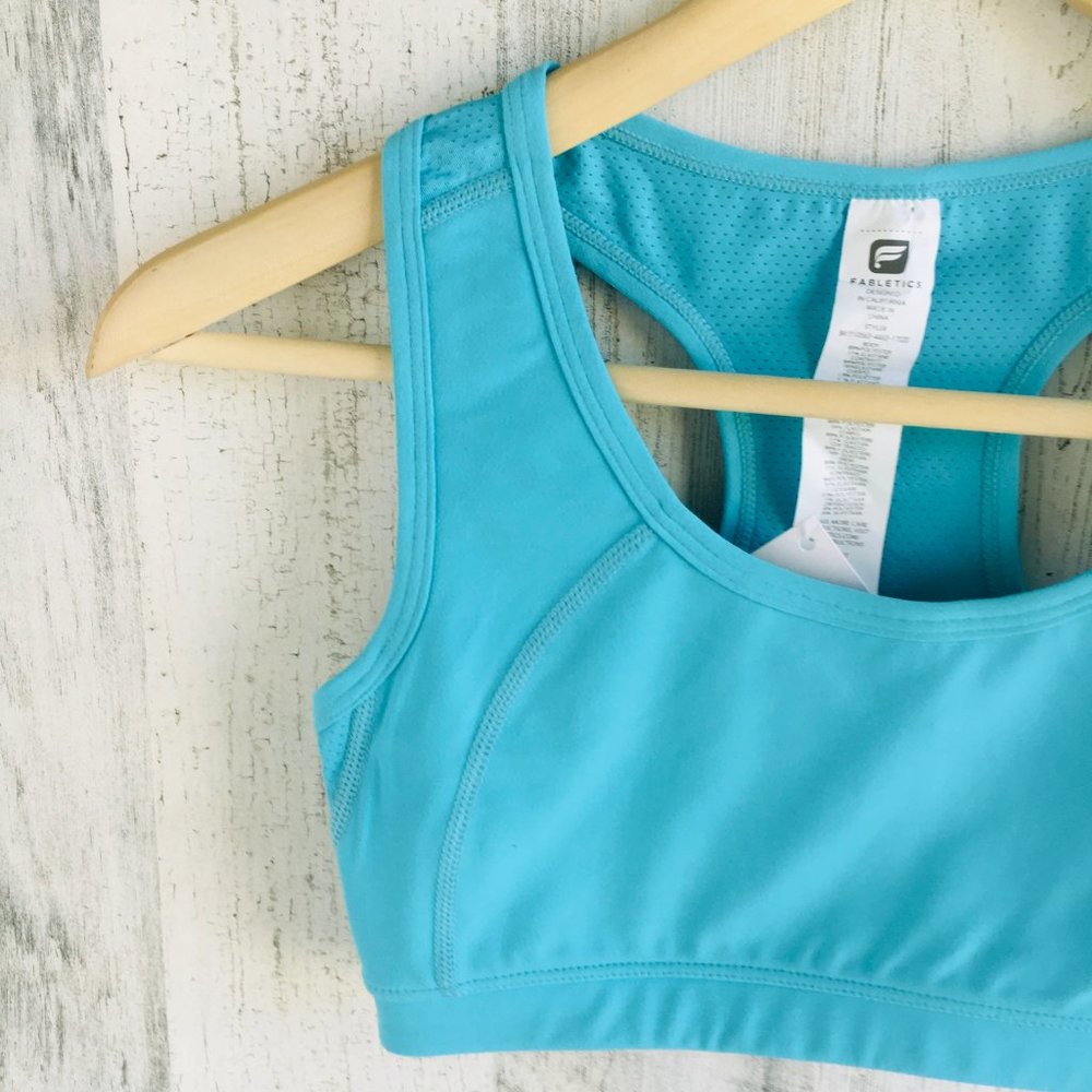 Fabletics Doon Sports Bra Racerback Compression - Picture 3 of 8